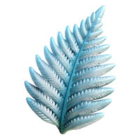 stunning vintage Crystallized Fern Frond Cutout with Delicate Structure high resolution png