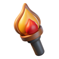 dramatic abstract Culinary Torch Flame Close Up Isolated Element 4K png