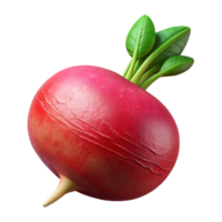 serene creative Cultivated Radish Red Root Transparent Background high resolution png