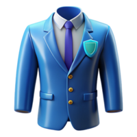 impressive vintage Cybersecurity Consulting Graphic with Blue Suit Transparent Background 4K png