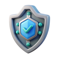magnificent classic Cybersecurity Software Icon with Shield Transparent exclusive png