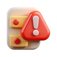 impressive modern Data Breach Alert with Red Exclamation Mark Transparent Background exclusive png