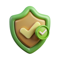 vibrant artistic Data Integrity Icon Cutout with Green Checkmark original png