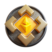 magnificent classic Data Transfer Symbol with Yellow Light Effect Cutout premium png