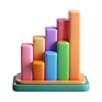 stunning artistic Data Visualization Chart Bar Graph Blue Cutout high resolution png