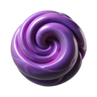 elegant abstract Deep Purple Nebula Swirl Transparent Background genuine png