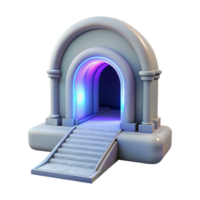 extraordinary vintage Digital Afterlife Gateway White Tunnel Transparent Background original png