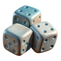 wonderful abstract Dice Showing Different Numbers Simultaneously Isolated 4K png