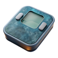 serene abstract Digital Bathroom Scale Tempered Glass Platform Isolated Element high quality png