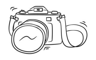 Hand Drawing Illustrations of Camera vector