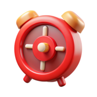 impressive traditional Digital Clock Alarm Icon Flashing Red Isolated high resolution png