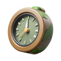 impressive classic Digital Clock Displaying Military Time Cutout Transparent Background premium png