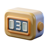 impressive modern Digital Clock Display White Led Isolated high quality png