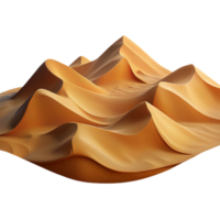 magnificent modern Digital Desert with Sand Dunes Transparent Background high resolution png