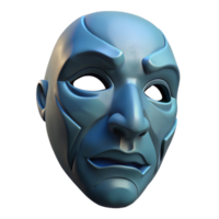 wonderful modern Digital Mask Transparent Background Angled View authentic png