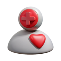 dramatic classic Digital Persona Symbol Cutout with Red Cross high resolution png