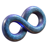 extraordinary minimalist Digital Reincarnation Symbol with Dna Helix Transparent Background authentic png