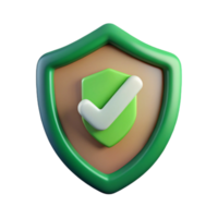 stunning rustic Digital Shield Icon with Checkmark Green Cutout high resolution png
