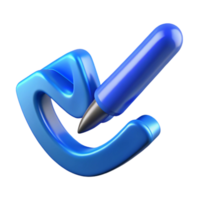 extraordinary classic Digital Signature Graphic with Blue Ink Transparent Background exclusive png