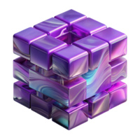 impressive creative Dimensional Shift Glitching Reality Purple Transparent Background high quality png