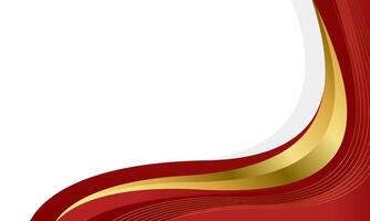 Abstract luxury red and gold background. Exclusive Elegant Design Template vector