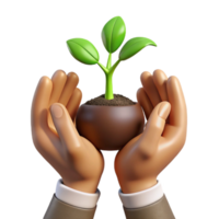 wonderful classic Diverse Hands Holding Up Seedling Isolated high resolution png