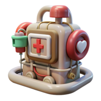 dramatic rustic D Model of Bioregenerative Life Support System Isolated 4K png