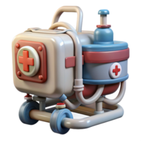 stunning rustic D Model of Bioregenerative Life Support System Isolated professional png