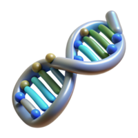 dramatic modern Dna Chain with Binary Data Stream Transparent Background authentic png