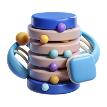 elegante criativo dna cadeia com dados fluxo animação isolado elemento autêntico png