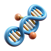dramatic traditional Dna Chain with Data Flow Animation Isolated Element authentic png