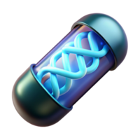 extraordinary rustic Dna Data Capsule with Glowing Effect Cutout professional png