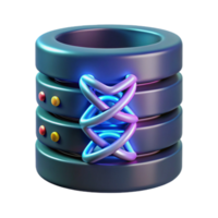 beautiful traditional Dna Data Storage Concept with Binary Code Cutout professional png