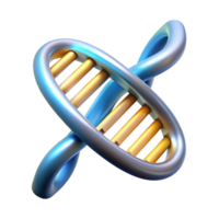 wonderful creative Dna Double Helix with Data Flow Lines Transparent Background genuine png