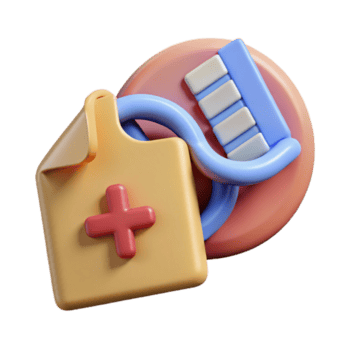 magnifik minimalistisk dna fragment med data kodning symboler Skära ut element äkta png