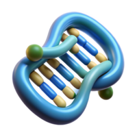 wonderful minimalist Dna Fragment with Binary Code Overlay Transparent Background professional png