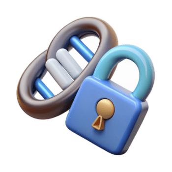 imponerande minimalistisk dna fragment med data kodning symboler Skära ut element hög upplösning png