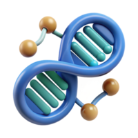 stunning abstract Dna Helix with Data Flow Animation Isolated Element exclusive png