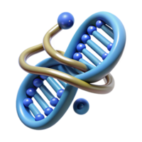 vibrant abstract Dna Helix with Data Flow Animation Isolated Element exclusive png