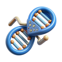magnificent classic Dna Molecule with Circuitry Pattern Cutout detailed png