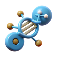 stunning abstract Dna Molecule with Data Encryption Symbol Isolated genuine png