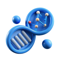 dramatic artistic Dna Strand Fragment with Shadow Effect Transparent Background exclusive png