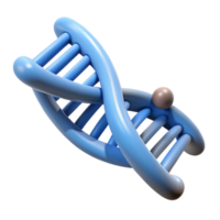 wonderful abstract Dna Structure Model 3d Render Angled View Cutout detailed png
