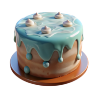 stunning contemporary D Printed Cake From Air Transparent Background high resolution png