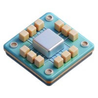 dramatic contemporary D Printed Circuit Board Top View Transparent Background genuine png