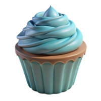 serene vintage D Printed Cupcake From Air Transparent Background authentic png
