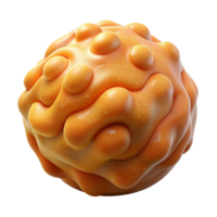dramatic abstract D Printed Food Texture Isolated Close Up 4K png