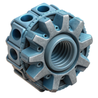 serene abstract D Printed Mechanical Part Detailed View Cutout detailed png