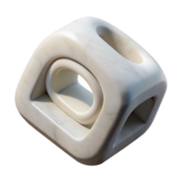 magnificent abstract D Printed Object White Cutout Element genuine png
