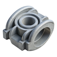 magnificent minimalist D Printed Part with Fdm Layers Isolated high resolution png